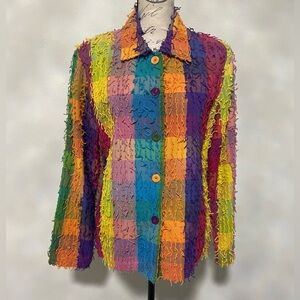 🧑‍🎄 Colorful Patchwork Jacket by Life Style